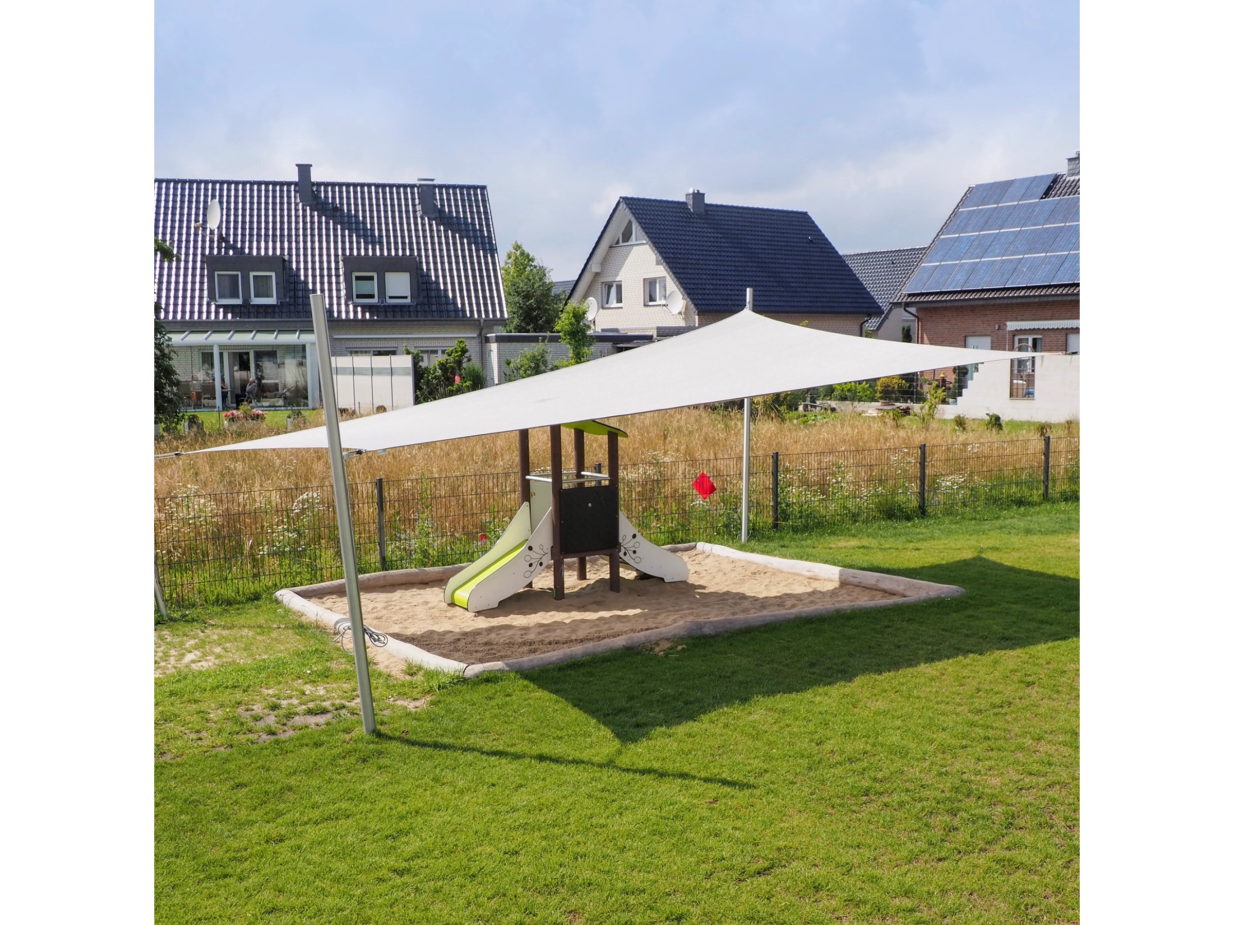 Sonnensegel Garten 1,2x2,3 M - 95% UV-Schutz HDPE Für Terrasse & Balkon