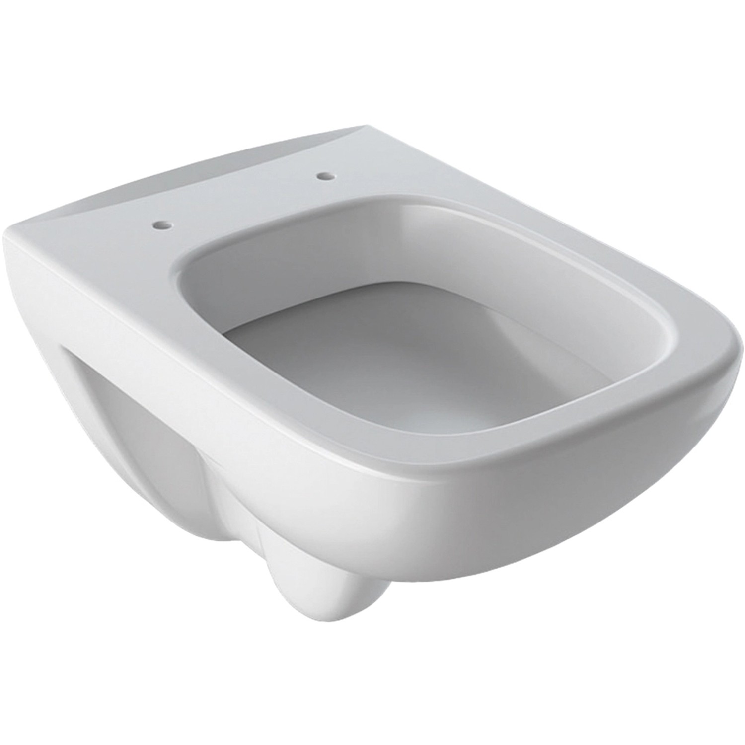 Geberit Wand-WC Renova Compact Square Tiefspüler Spülrand verk. Aus. Weiß