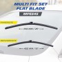 Michelin Scheibenwischer Set Multi Fit MF6545, 2 Stück, Größen 650mm und 450mm.
