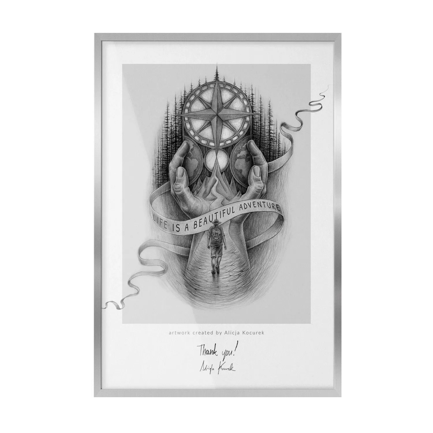 Tulup Bilderrahmen Fotorahmen 40x60 cm Silber Bilderrahmen Foto Bilderrahme günstig online kaufen