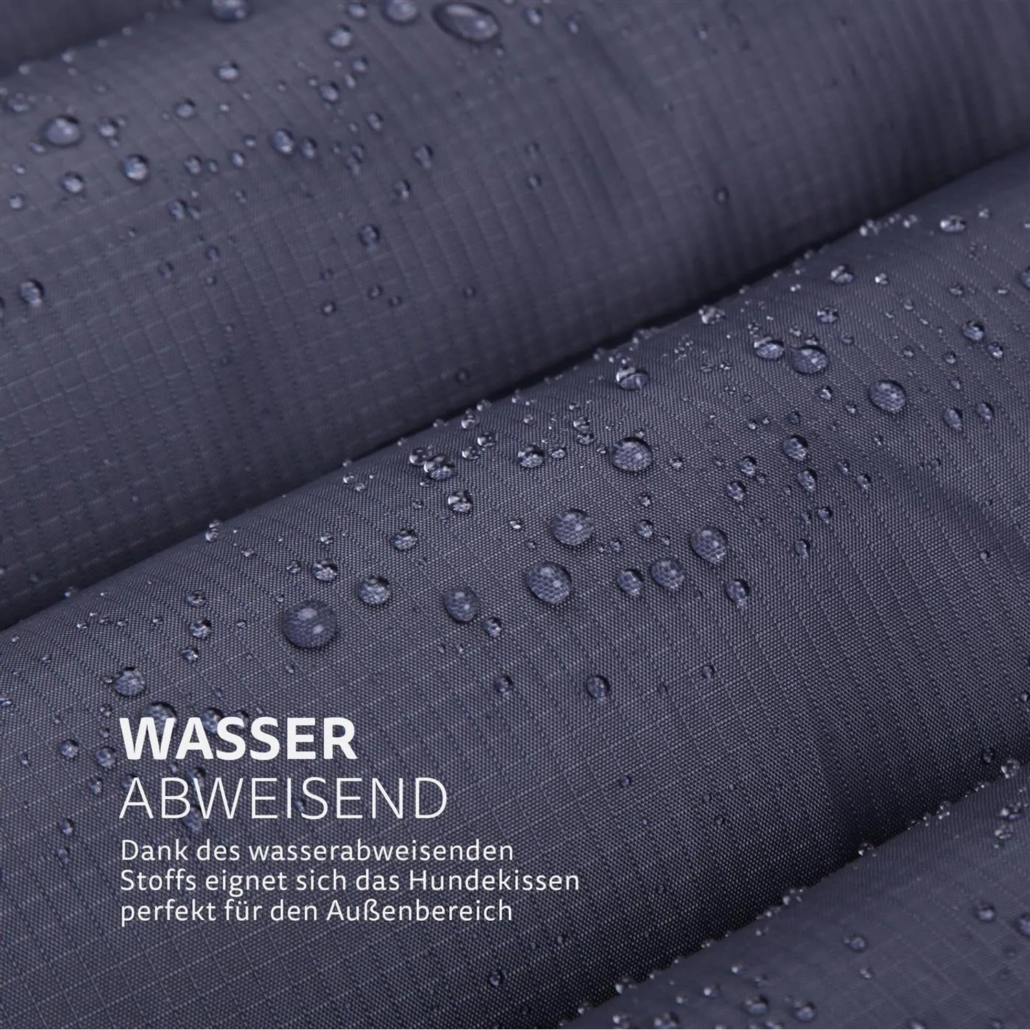 Detailaufnahme: Wasserabweisende Bestlivings Hundematte Limette, ideal für Outdoor-Hundebett.