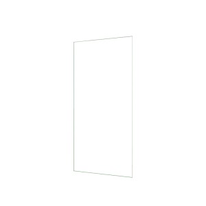 Duschparadies Walk-In Duschwand aus Klarglas, 117.7x200cm, 10mm Nano-Glas
