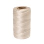 Weiße Conacord Polyester Schnur, 1,5 mm Durchmesser, 100 m Länge, auf Spule.