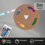 Briloner LED-Streifen Flexband 3 m, mehrfarbig, mit Fernbedienung und auf Rolle.