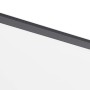 Modernes Lindby LED Panel Nelios in Schwarz, Aluminium, 62cm, für Wohnzimmer.