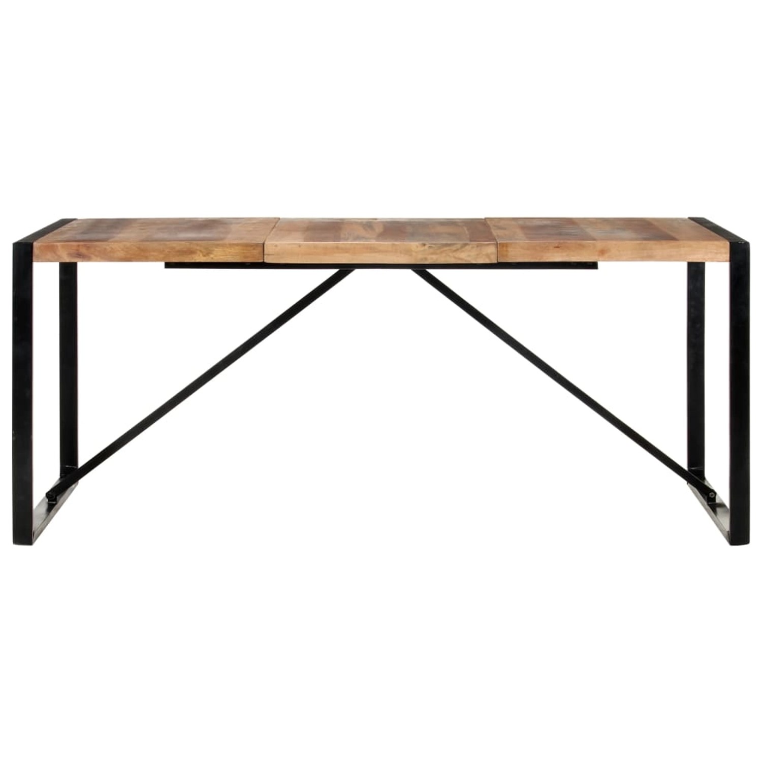 Esstisch 180x90x75 Cm Massivholz Mit Palisander-finish günstig online kaufen