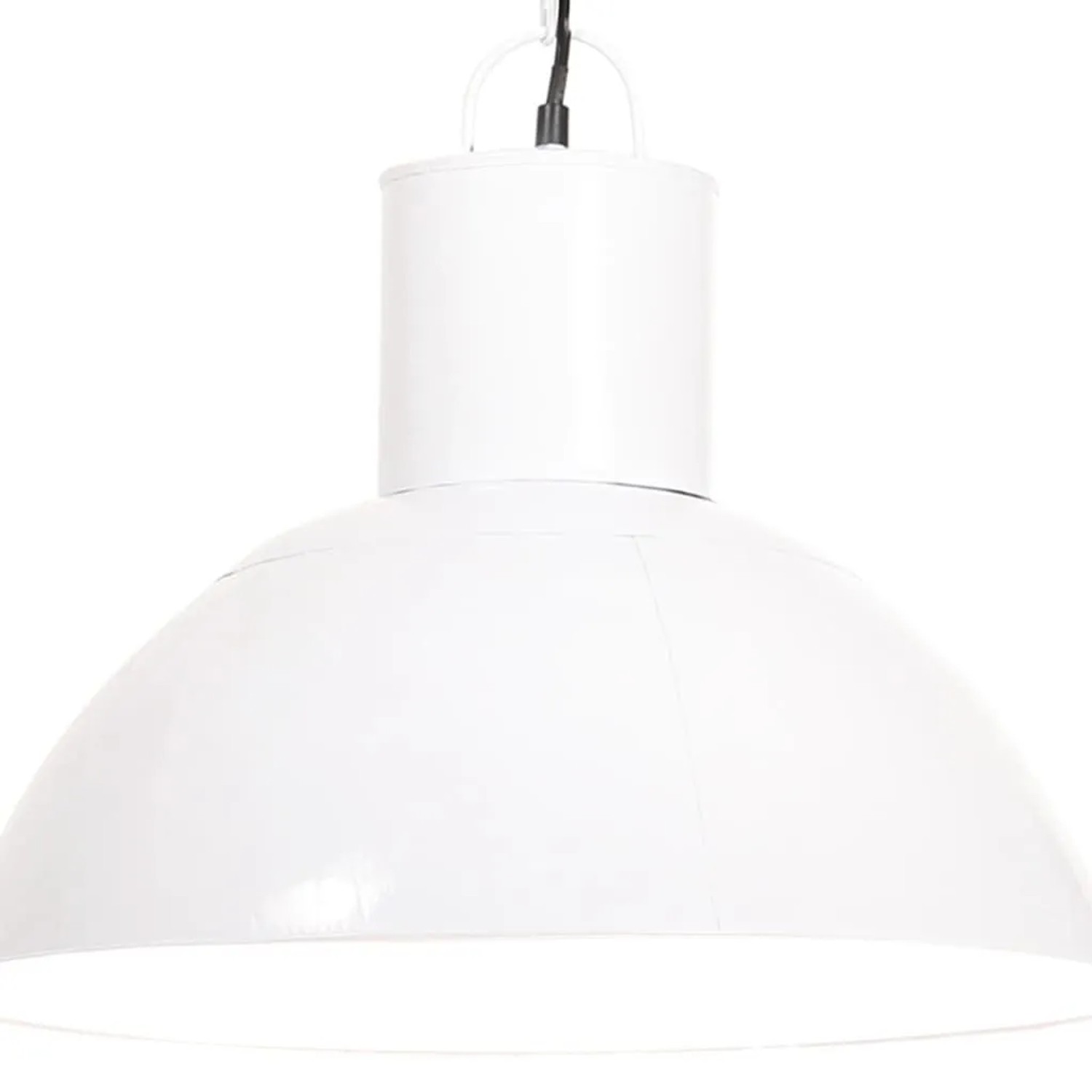 vidaXL Hängelampe 25 W Weiß Rund 48 cm E27 320566