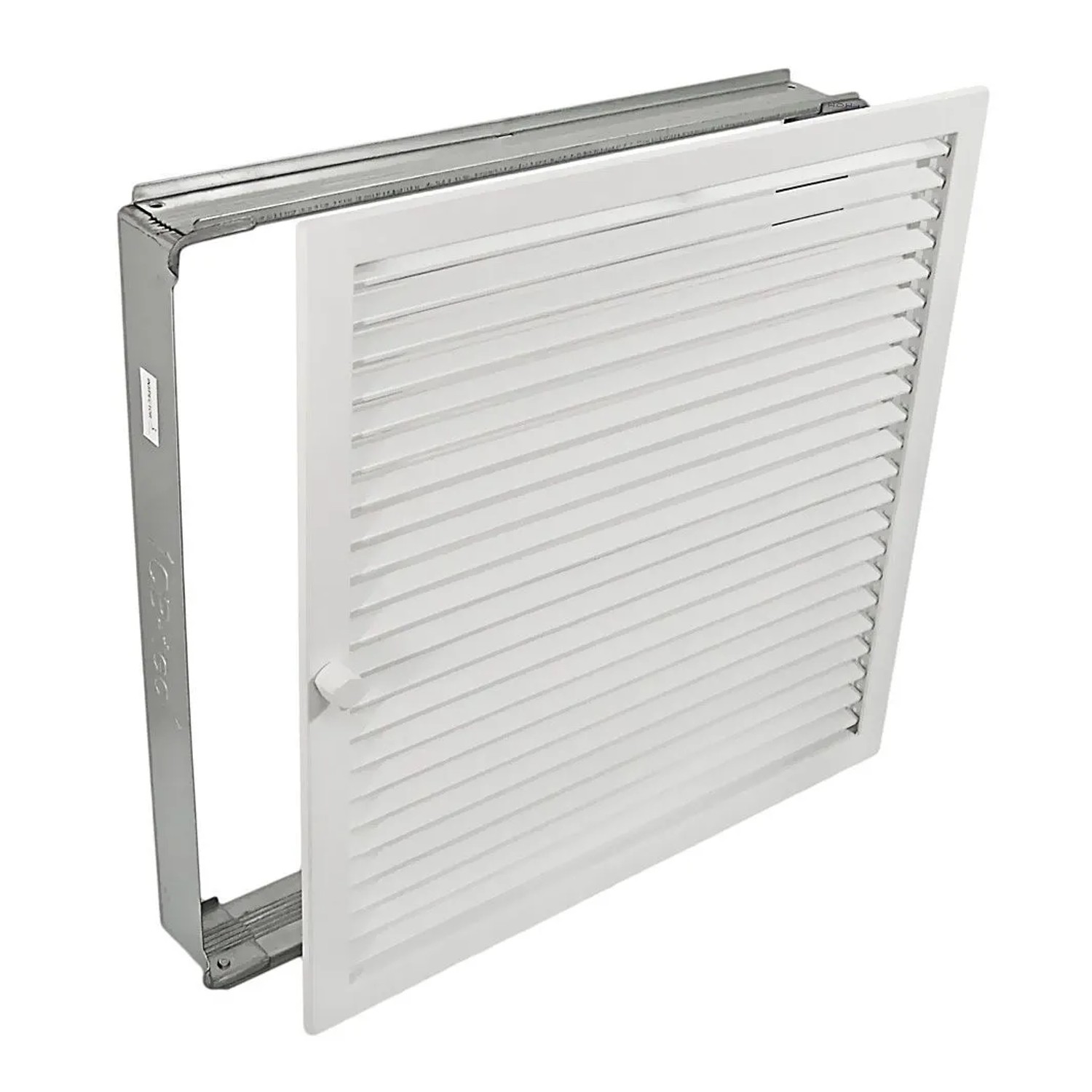 Häusler Warmluftgitter WG 4545 W Lüftungsgitter Weiss 450 x 450mm Abluftgitter