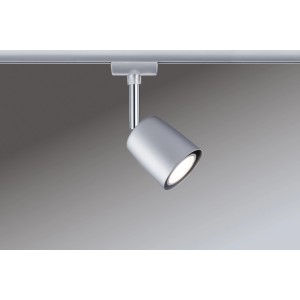 Paulmann URail Spot Cover, Chrom matt, für Schienensysteme. Flexibler Strahler für individuelle Beleuchtung.