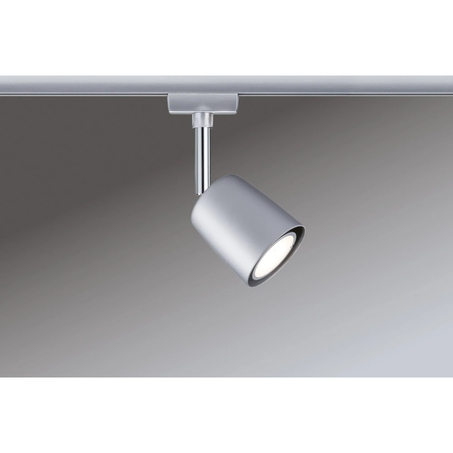 Paulmann URail Spot Cover, Chrom matt, für Schienensysteme. Flexibler Strahler für individuelle Beleuchtung.