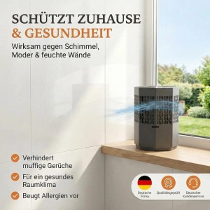 HomeLuxWorld Luftentfeuchter Nachfüllpack Set 4x 680 g Granulat