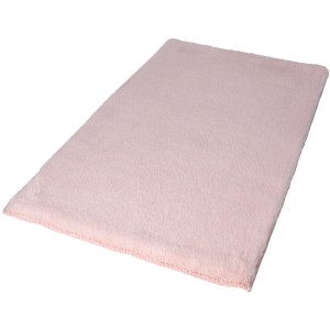 Rosa Lalee Badteppich Paradise, 50x90 cm, flauschiger Flor für ein gemütliches Badezimmer.