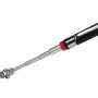 Blanko Inspektionsspiegel, ausziehbar bis 490mm, mit gummiertem Griff und Halteclip.
