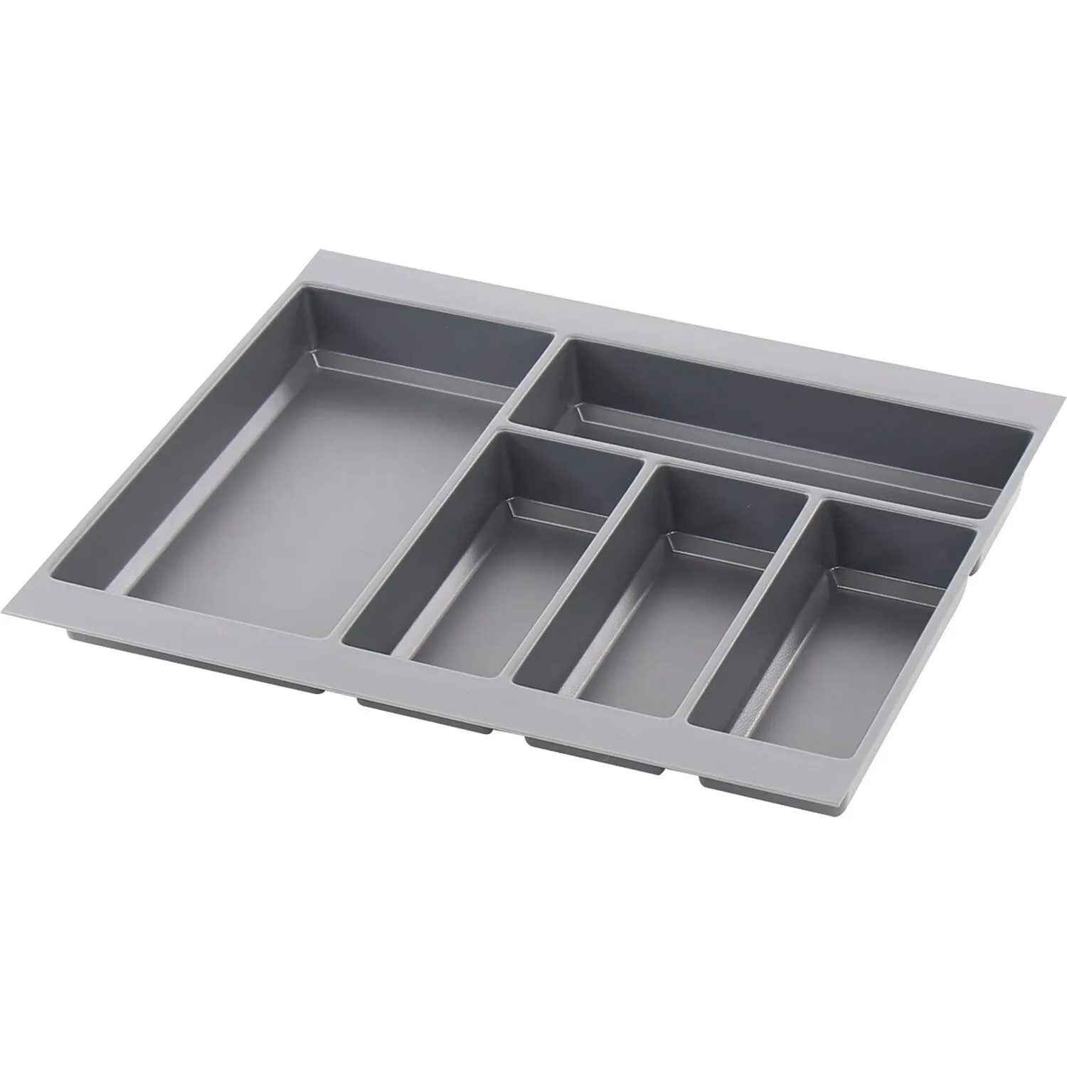 Agoform Besteckeinsatz Classico Kürzbar 440x550x50,5mm Kunststoff Schiefergrau