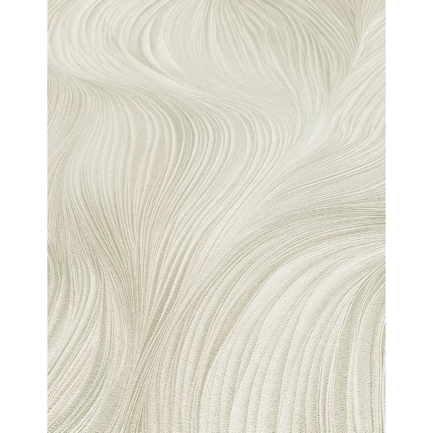 Beige Vliestapete mit Wellenmuster "Waves of Light" von Erismann, Kollektion Fashion for Walls.