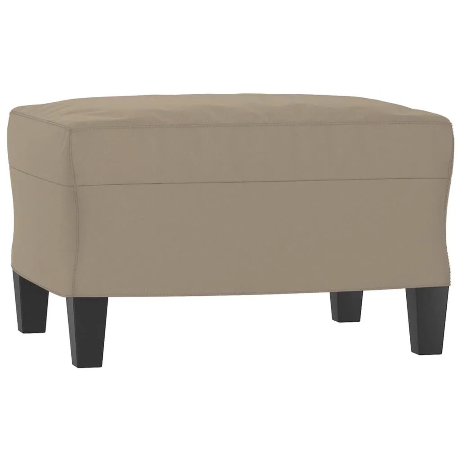 vidaXL Fußhocker Taupe 60x50x41 cm Mikrofasergewebe 349341
