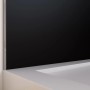 Aurlane Design Duschwand in Satin Schwarz, 120x210x0,3 cm, für die einfache Duschrenovierung.