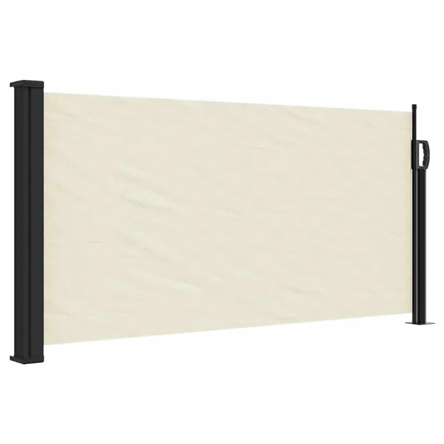 vidaXL Seitenmarkise Ausziehbar Creme 100x500 cm 4004385