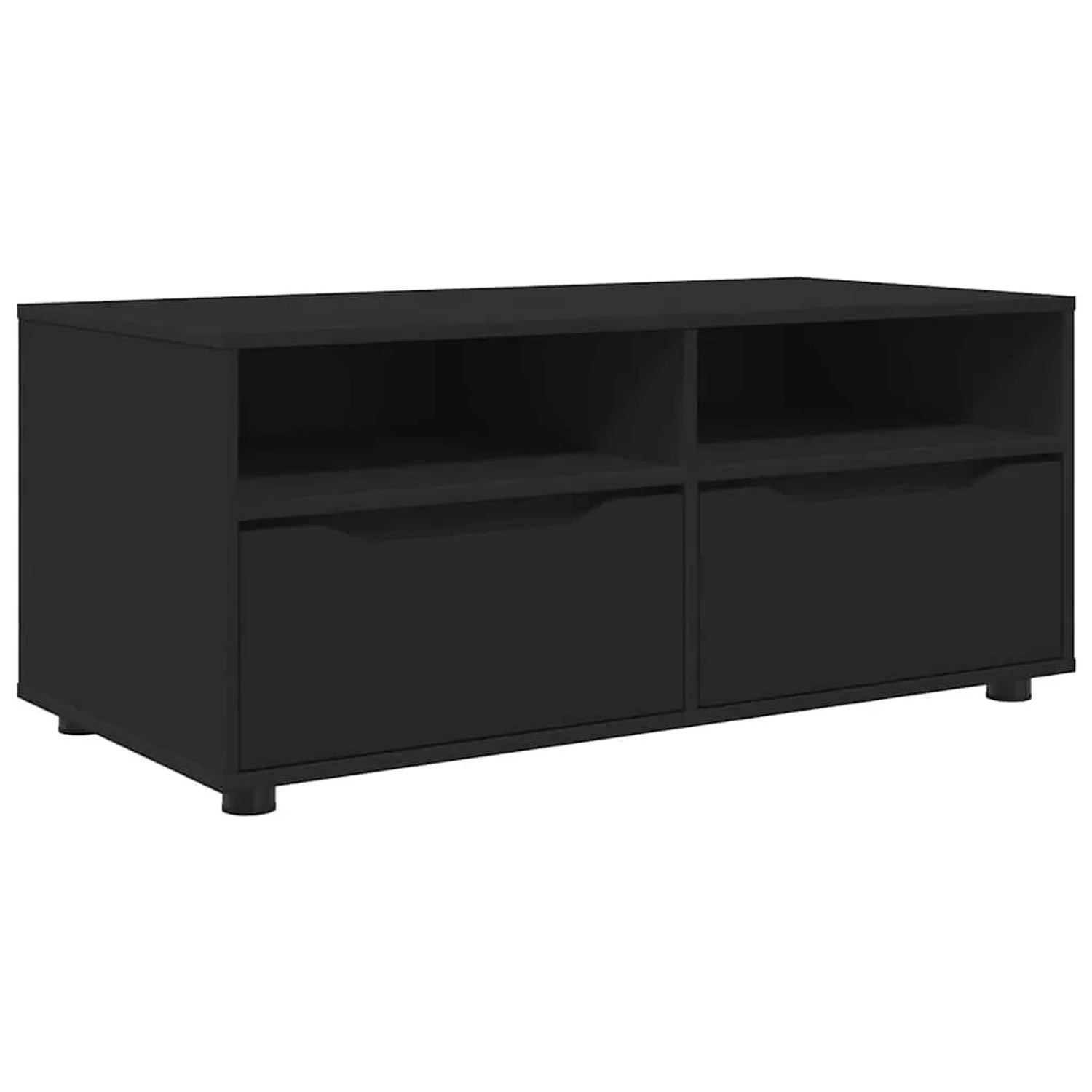 vidaXL TV-Schränk Schwarz 100 x 48 x 43 cm Holzwerkstoff 888928 günstig online kaufen