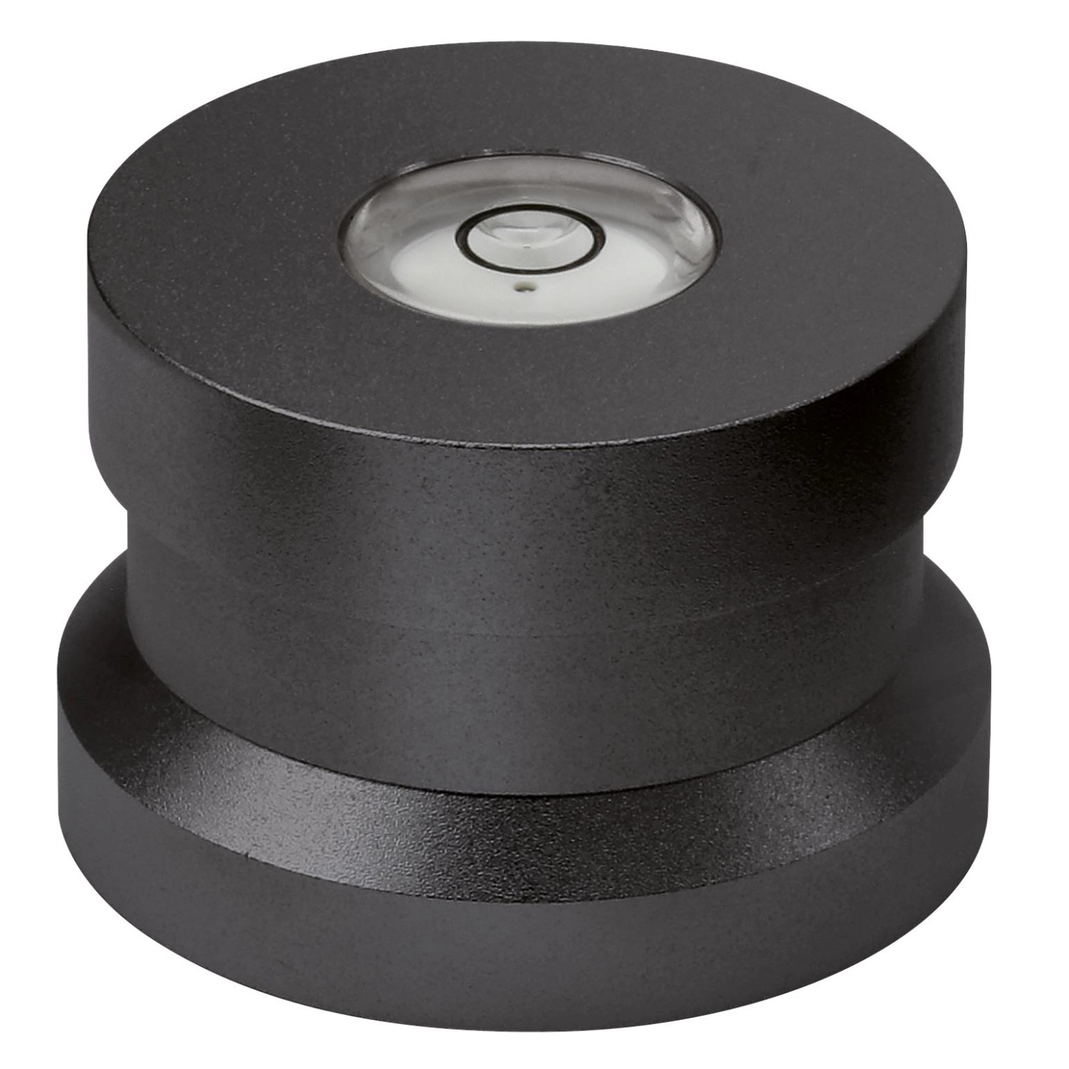 Dynavox Schallplatten Single Mittelstück mit Libelle ASP3 Schwarz