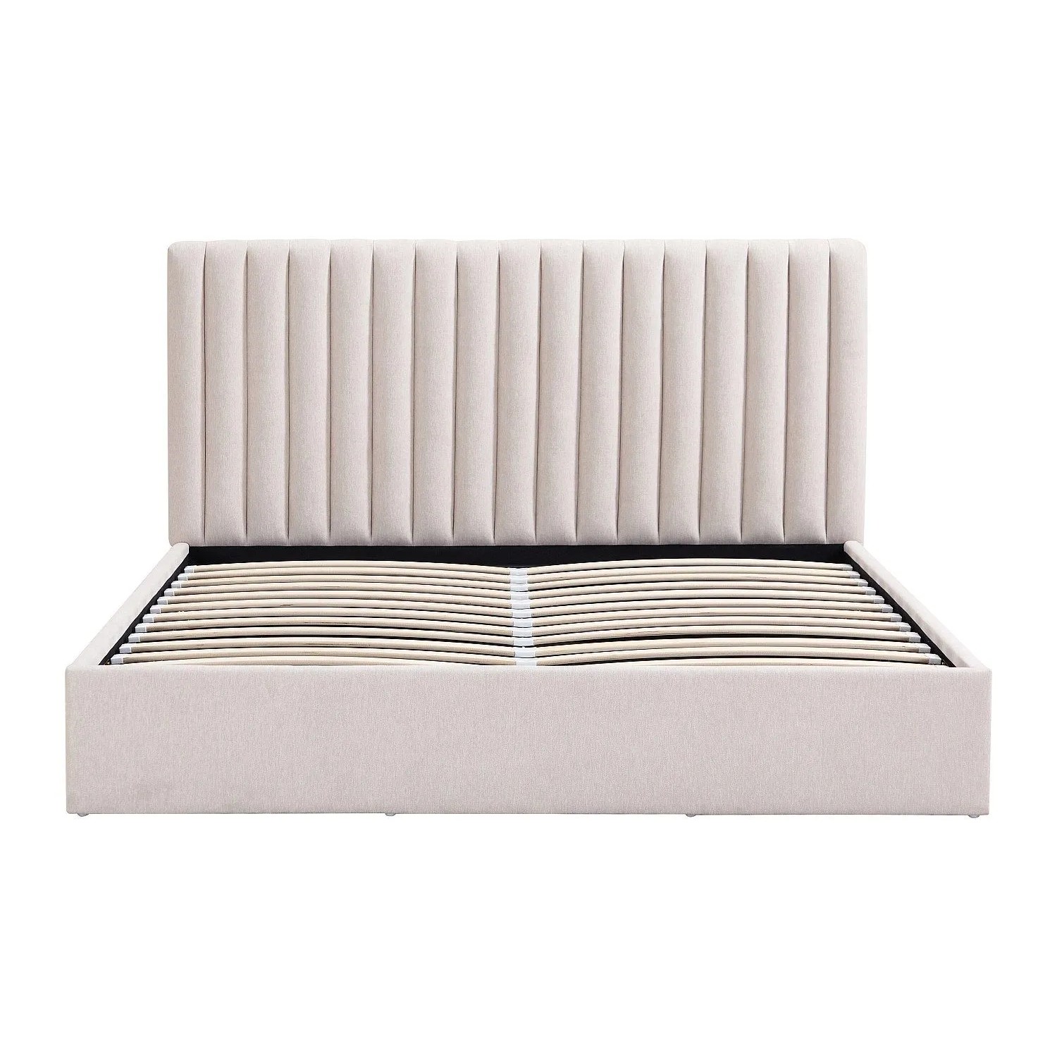 Vente-unique Bett Mit Bettkasten Saraneli Beige 188 cm