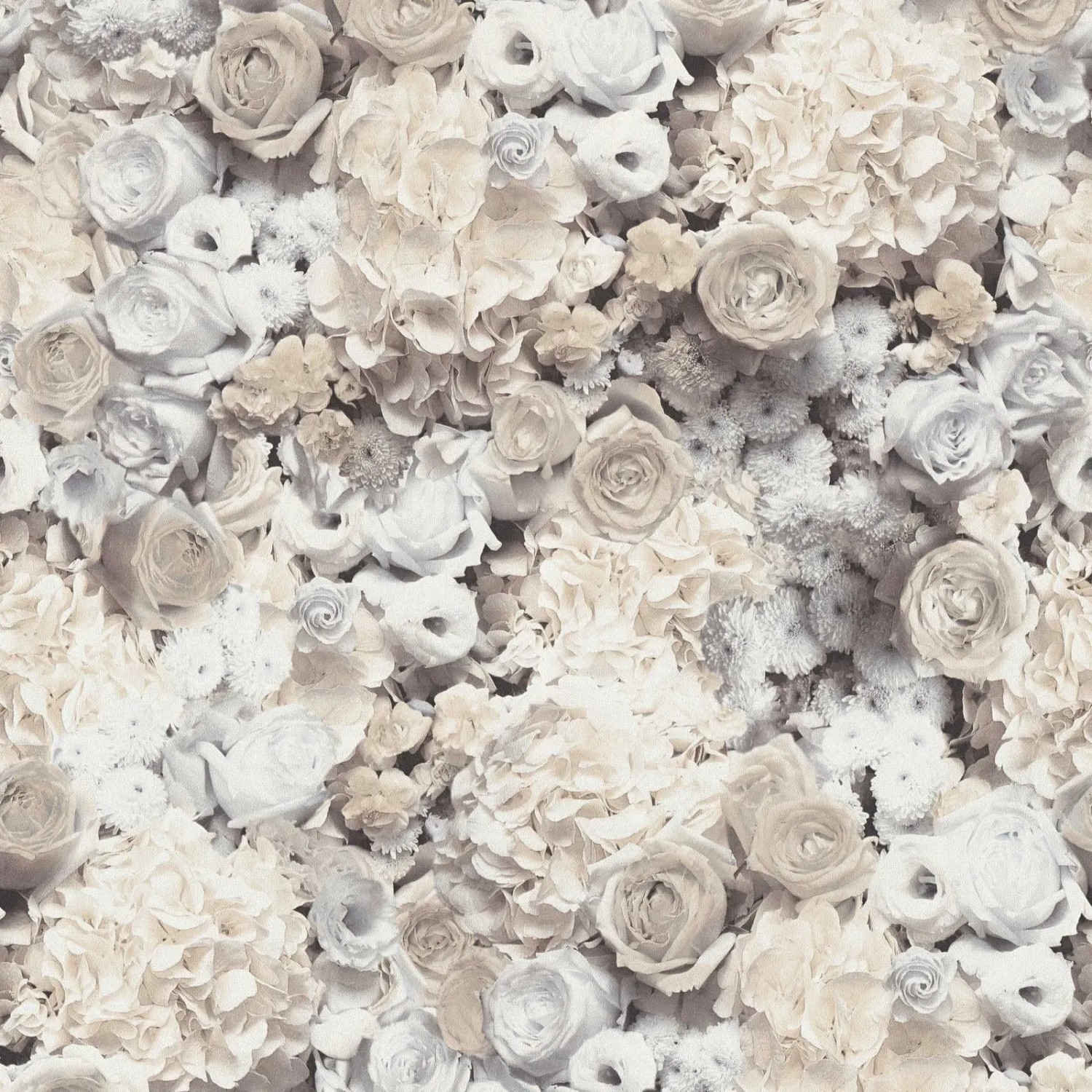 Tadessi Tapete Floral M1-No.684 Vliestapete in Grau