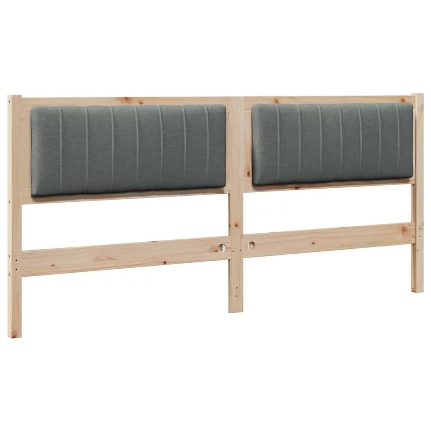 vidaXL Gepolstertes Kopfteil Braun 180 cm Massives Kiefernholz 879050