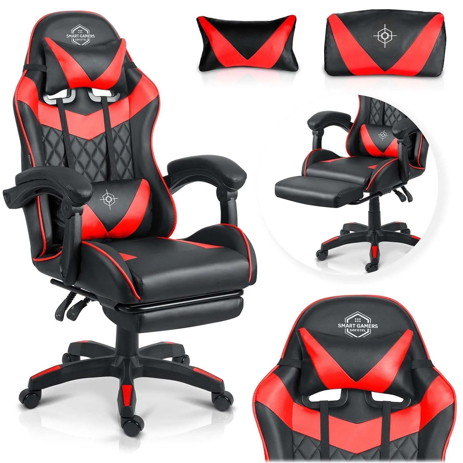 Sofotel Draknor Ii Gaming Stuhl Schwarz Und Rot