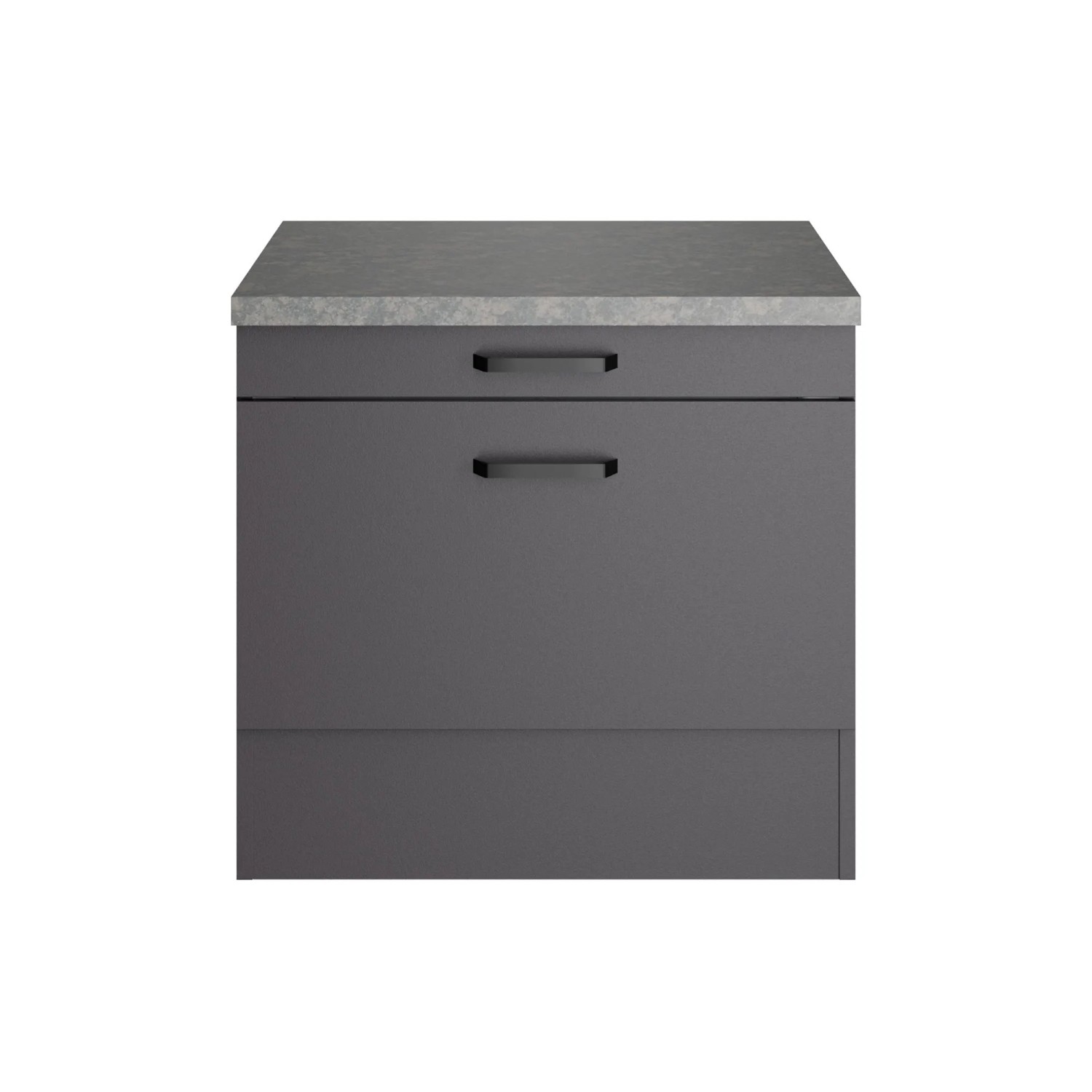 OPTIFIT Unterschrank Kiel420 60 x 57,1 x 60 cm Anthrazit Matt