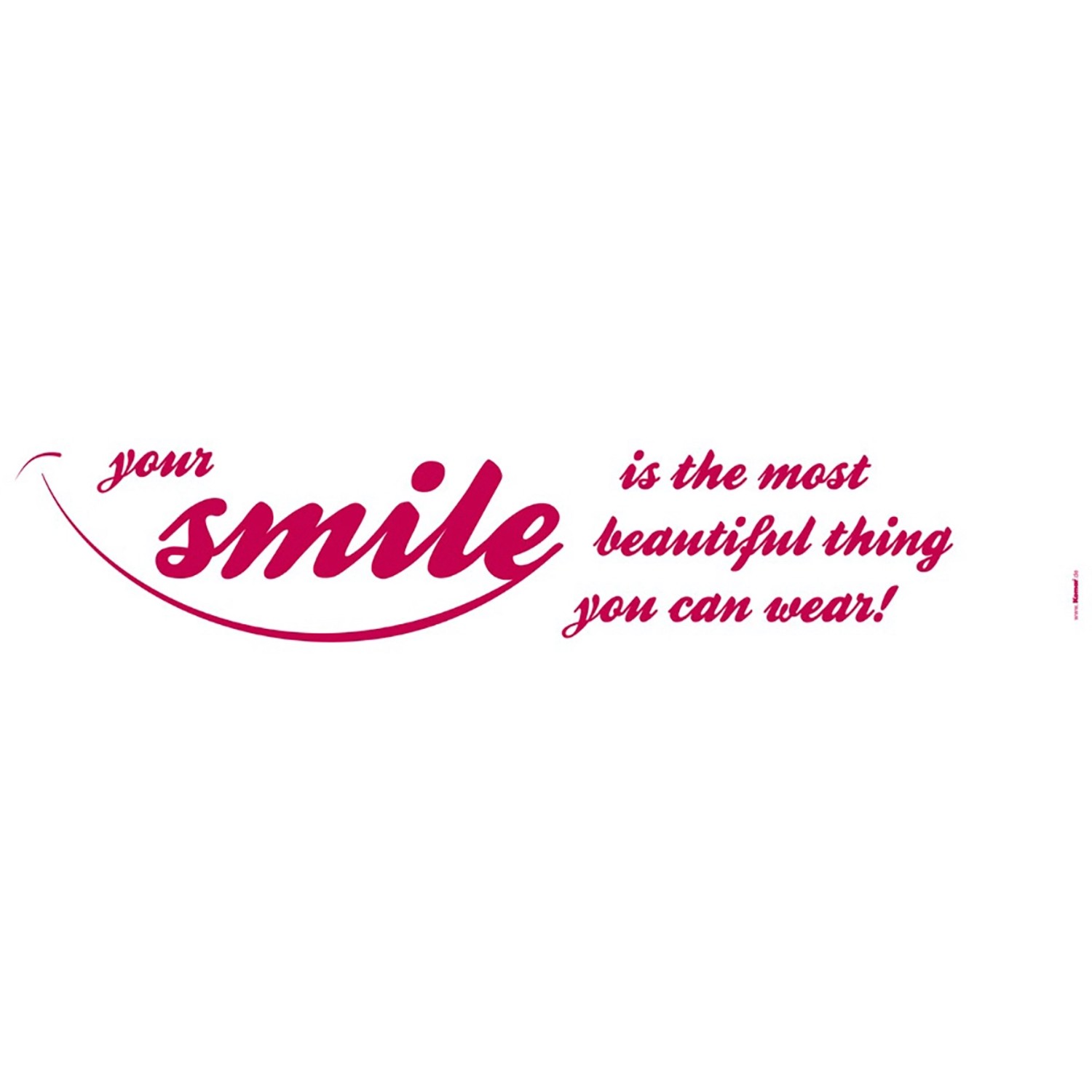 Komar Deko-Sticker Your Smile 14 cm x 70 cm