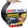 Tesa Extra Power Universal Klebeband, schwarz, 10 m x 50 mm. Vielseitig einsetzbares Gewebeband.