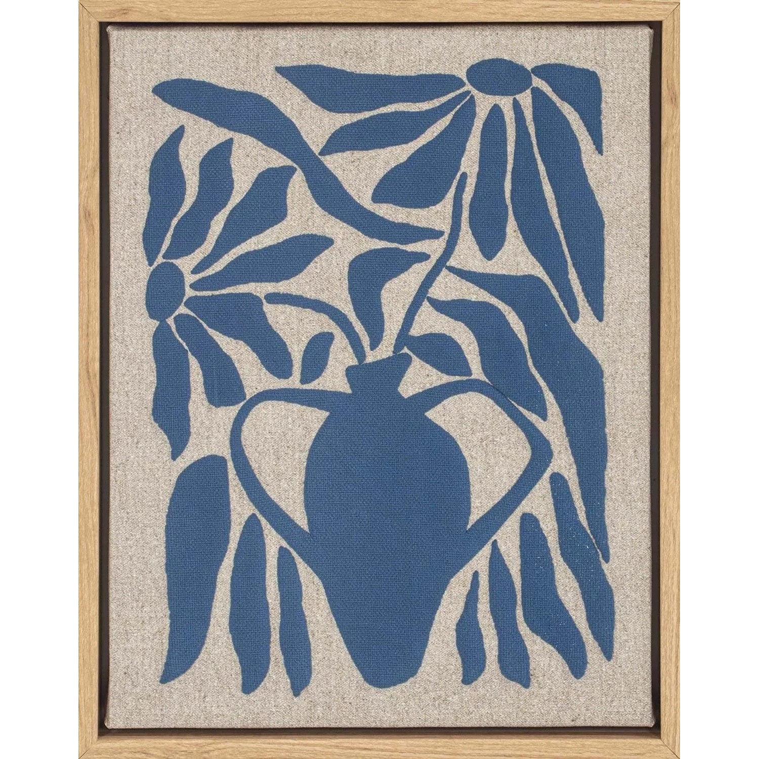 Art Universe Leinwandbild Blue Flower Nap 18 x 22 cm