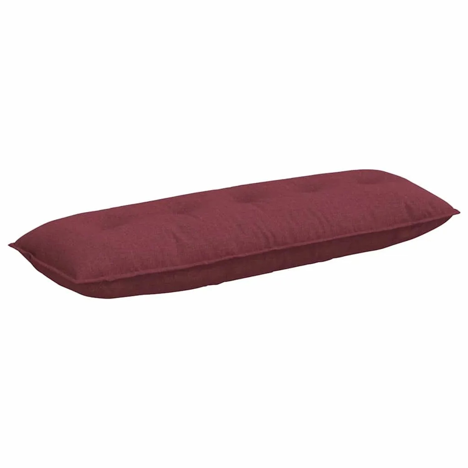 vidaXL Rückenkissen Weinrot 140 x 19 x 50 cm Stoff 42014833