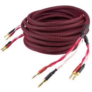 Dynavox Lautsprecherkabel (5m) mit Bananensteckern für optimalen Sound.