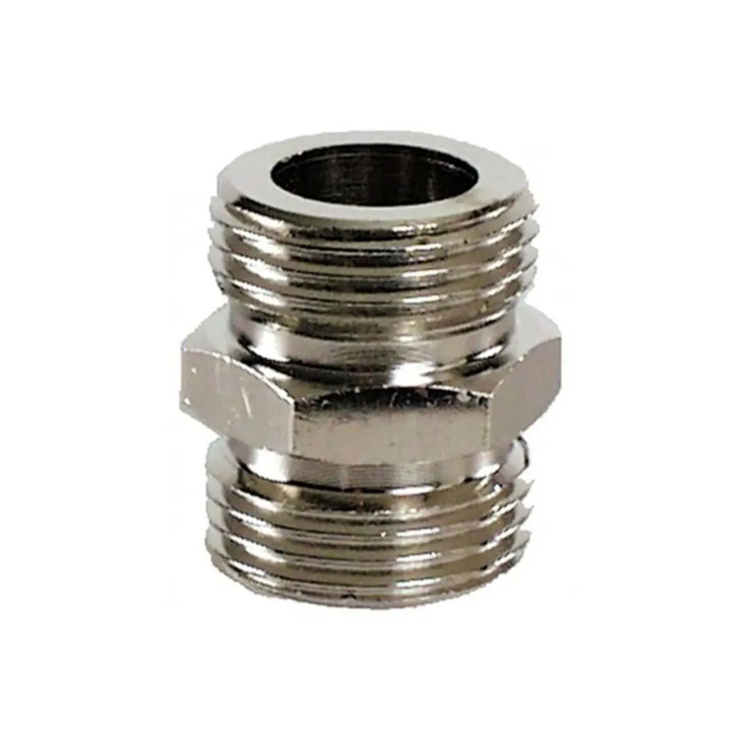 Ich-Zapfe Doppelnippel Gewindenippel Beidseitig 5/8 Zoll NW 10 mm
