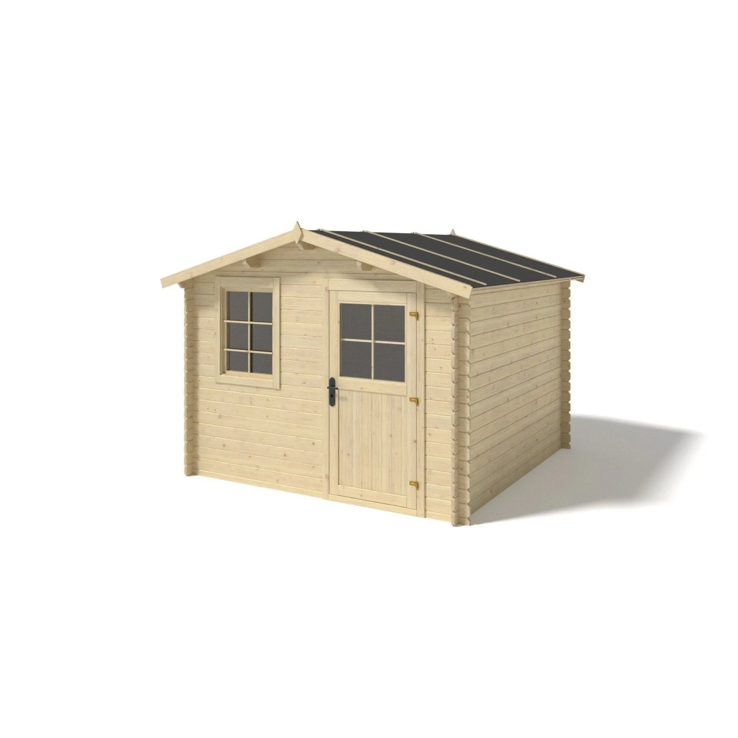 Altanka Gartenhaus   Gerätehaus    3x2 m mit Anbau 3x1.76 m   15 m²   DOM47 günstig online kaufen