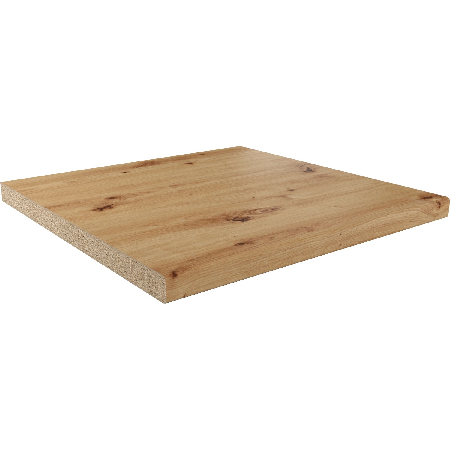 Kchenarbeitsplatte Nach Ma 3,8 Cm Stark  HPL-Beschichtung Artisan Eiche  Tiefe 80 Cm X Lnge 130 Cm