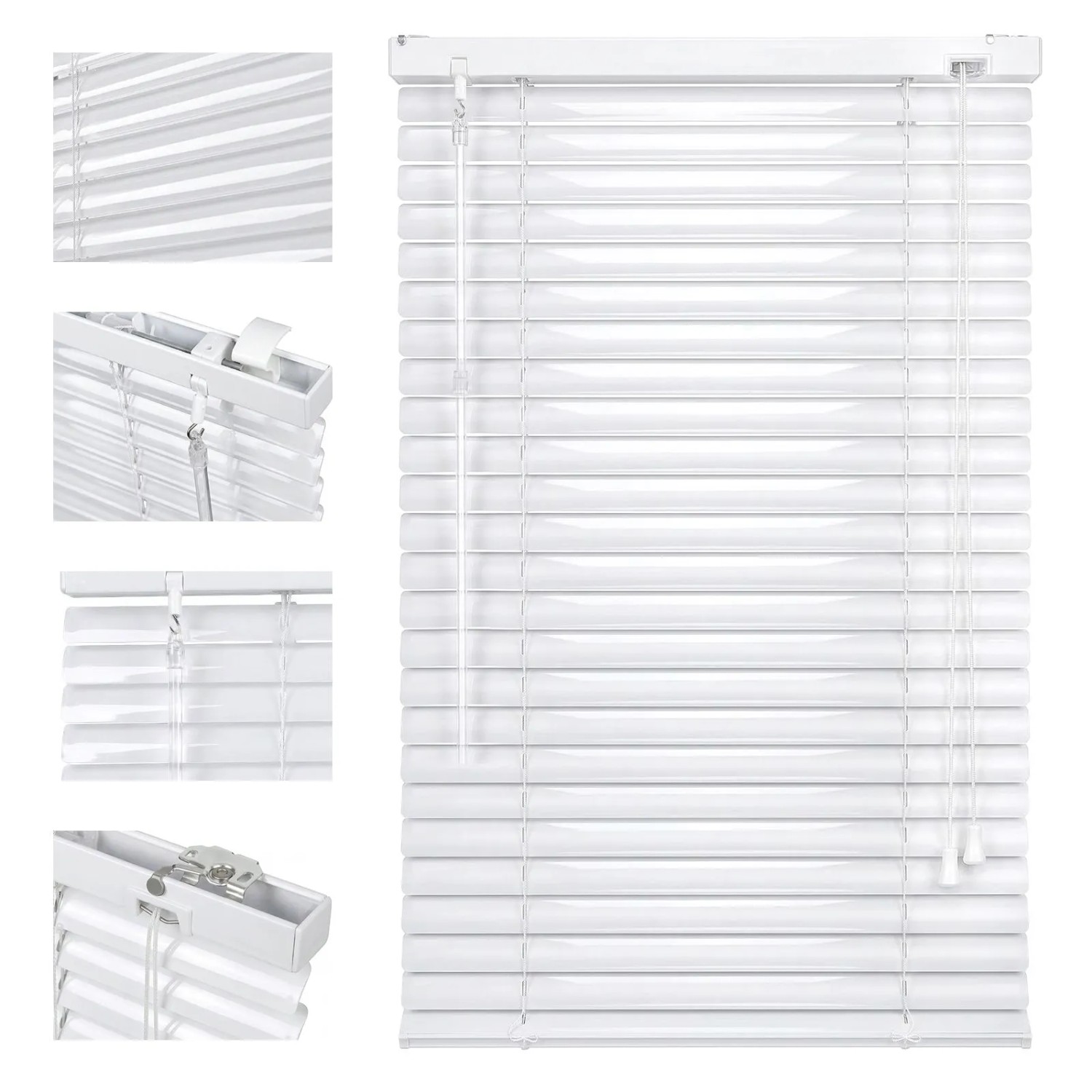 Sekey Aluminium Jalousie 40 cm x 130 cm Weiß