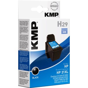 KMP Tintenpatrone H29 Schwarz für HP Drucker, Bürobedarf.