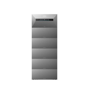 Anker SOLIX Solarbank Max AC 42 kWh Speicher, grau, mit 5 BP7000 Erweiterungsakkus für Balkonkraftwerke.