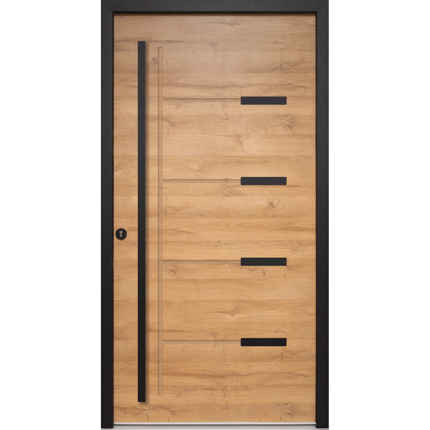 Splendoor Haustür ThermoSpace Oslo Prime Woodeffect 110 cm x 210 cm Anschla günstig online kaufen