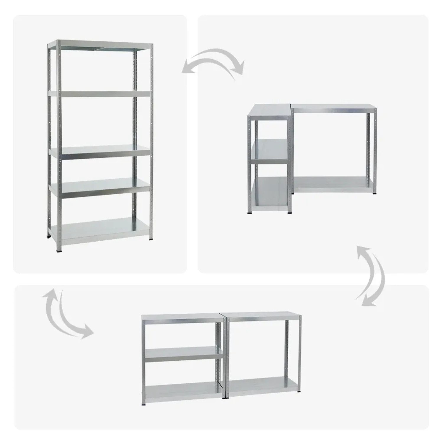 PROREGAL Schwerlastregal 3er Set 180 x 90 x 40 cm 130 kg Fachlast ...