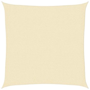 vidaXL Sonnensegel 160 g/m² Creme 3x3 m HDPE 311164