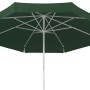 Schneider Marktschirm Jumbo, Ø 400 cm, dunkelgrün, mit Seilzug. Sonnenschirm für Garten und Balkon.