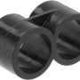 Schwarzer Verbinder für Geka Drip-Set Bewässerungssystem, Micro-Drip Zubehör.