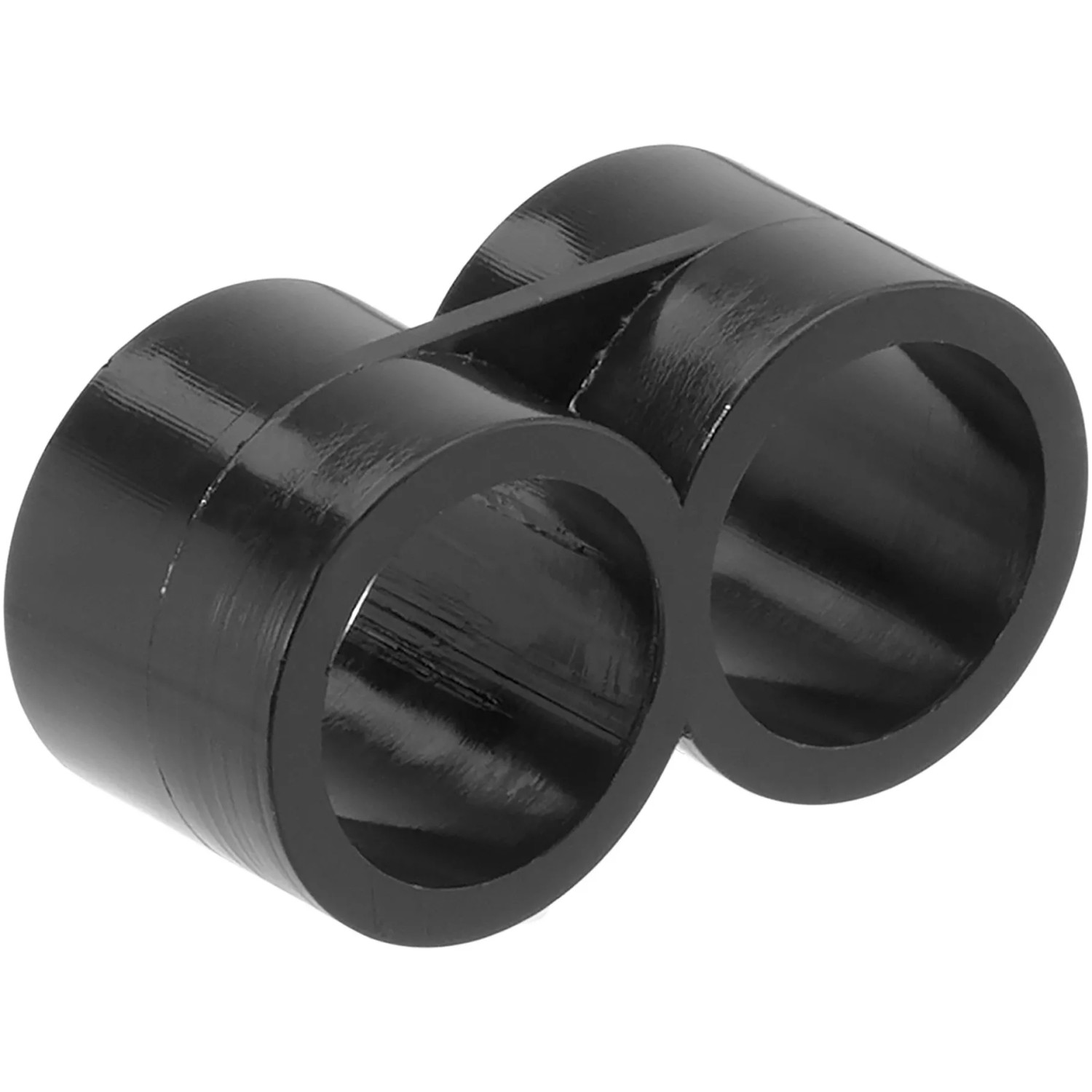 Schwarzer Verbinder für Geka Drip-Set Bewässerungssystem, Micro-Drip Zubehör.