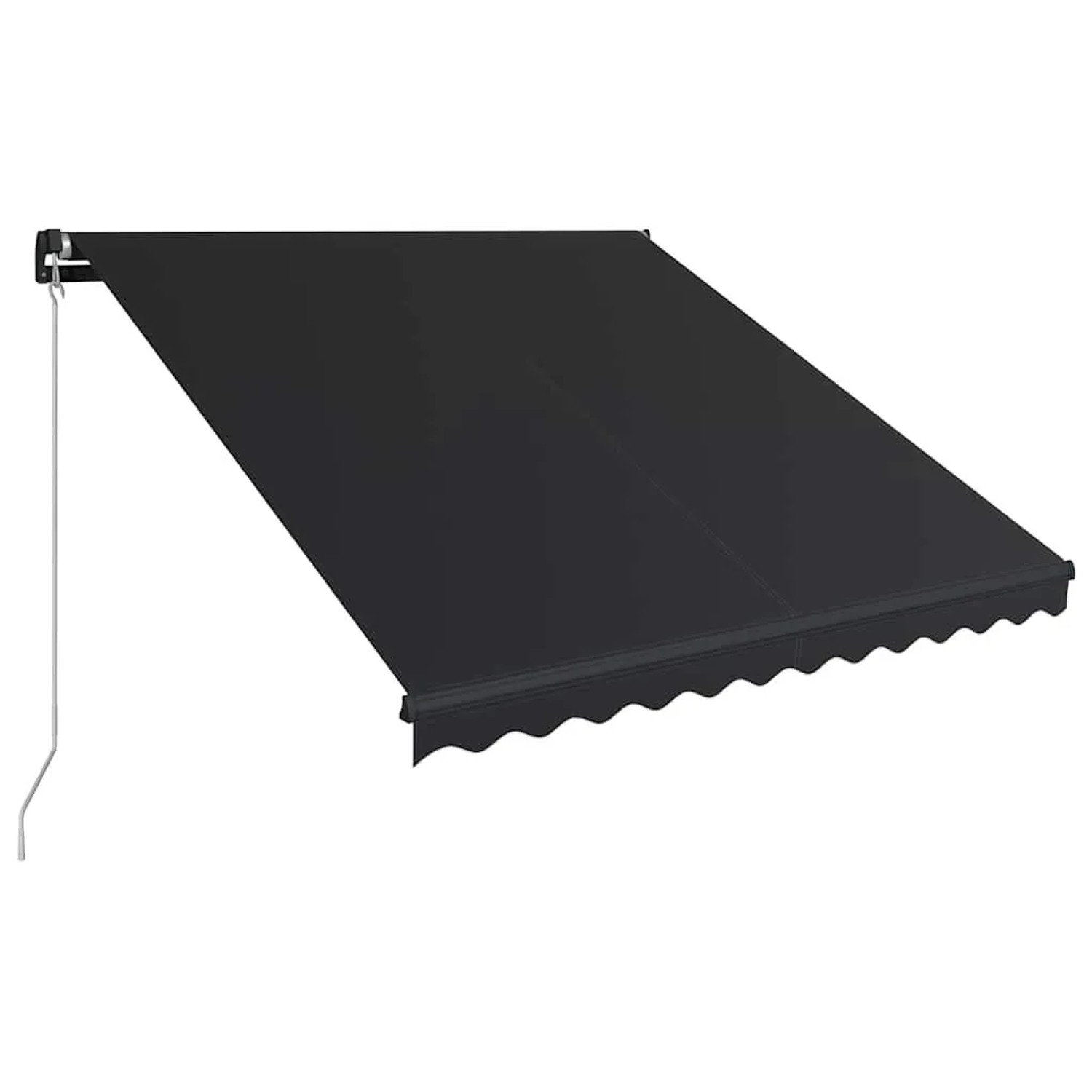 vidaXL Markise Manuell Einziehbar mit LED 350x250 cm Anthrazit 3051244_3
