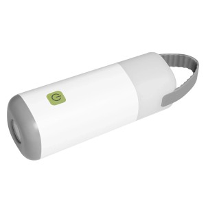 Osram LED-Nachtlicht Nightlux Mob PowerBank, weiß/grau, mit Tragegriff und Powerbank-Funktion.