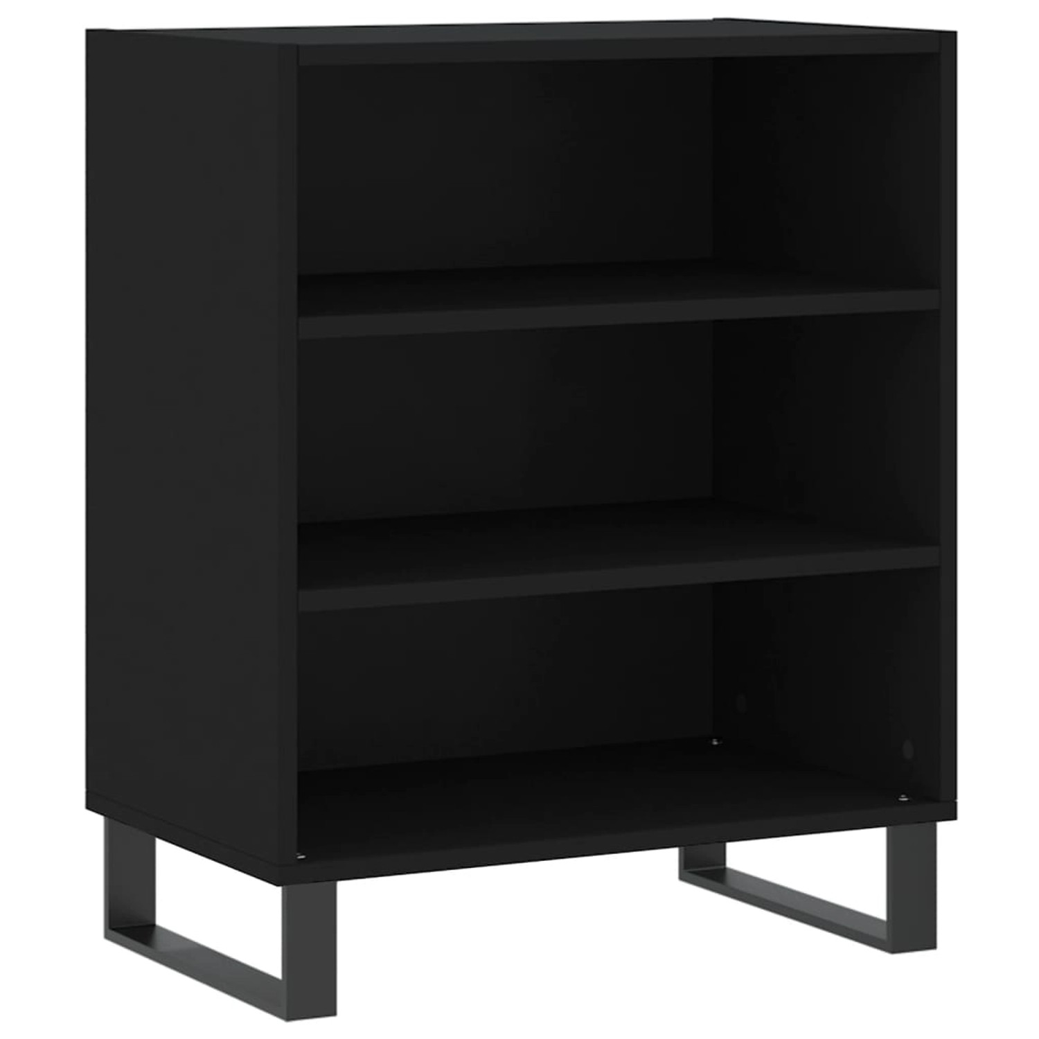 vidaXL Sideboard Schwarz 57x35x70 cm Holzwerkstoff 827141 günstig online kaufen