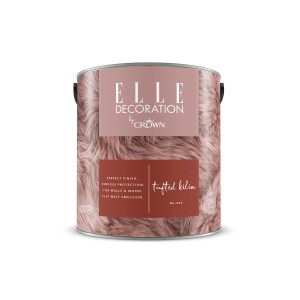 ELLE DECORATION Wandfarbe Tufted Kilim No. 492, matte, roséfarbene Innenfarbe im 2,5 Liter Gebinde.